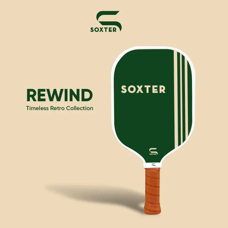 Vợt Pickleball Soxter Timeless Retro Collection - Classic | Rewind | Legacy - Thiết Kế Thời Trang - Tặng Kèm 01 Túi Bảo Vệ Mặt Vợt 3