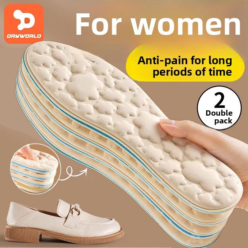 Loafers Special Insole for Women Super Soft Bottom 5D Massage Feeling of Walking on Shit for a Long Time Anti-Pain Not Tired Feet Men Sweat Absorbing and Deodorant 2