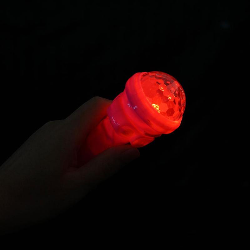 Product Introduction of Classic Flash Microphone Toys Mini Cute Music Karaoke Star Prop Light Mike Luminous Toys W4L1 N2C1 33