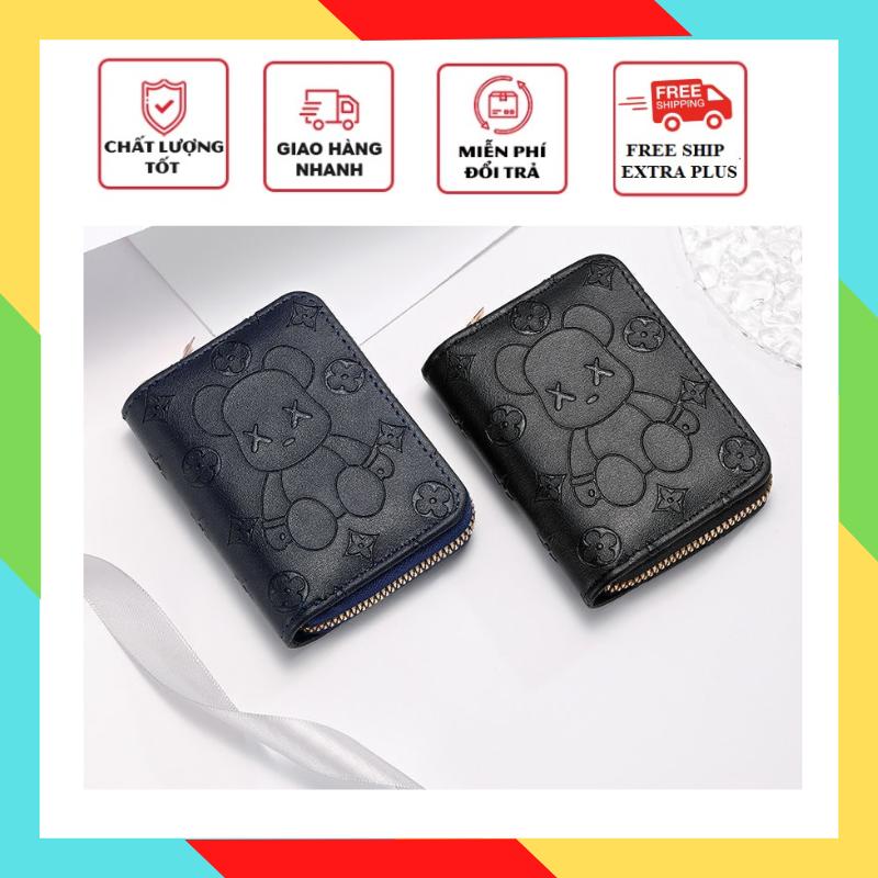 Ví đựng thẻ mini cầm tay bỏ túi thời trang Hàn Quốc 11 ngăn bóp nữ đựng tiền dễ thương cute giá rẻ SANTOT VNST 33 Wallet Hình Chữ Nhật