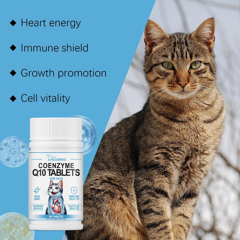 Product Introduction of [OY Pet Shop] Cat Coenzyme Tablets Guard Health and Vitality Exclusive for Cats Coenzyme Q10 Absorption Nutrition Supplement 4