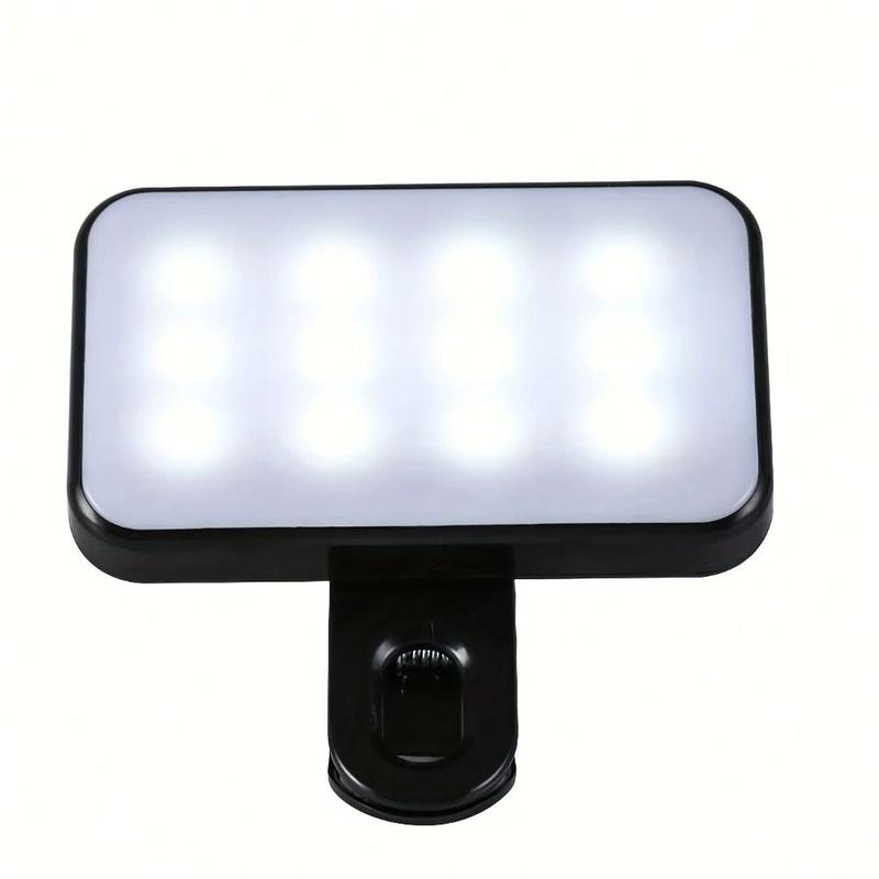 Product Introduction of Portable LED Light Mini Selfie Fill Light Rechargeable Adjustable Selfie Light Clip-on Make Up 3 Modes LED Light For Laptop Laptop Tablet Meeting 18