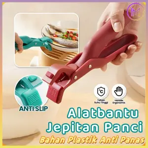 Alat Jepit Panci Anti Panas Jepitan Mangkok Bowl Clipper Capitan Pengangkat Loyang Kue Anti Slip