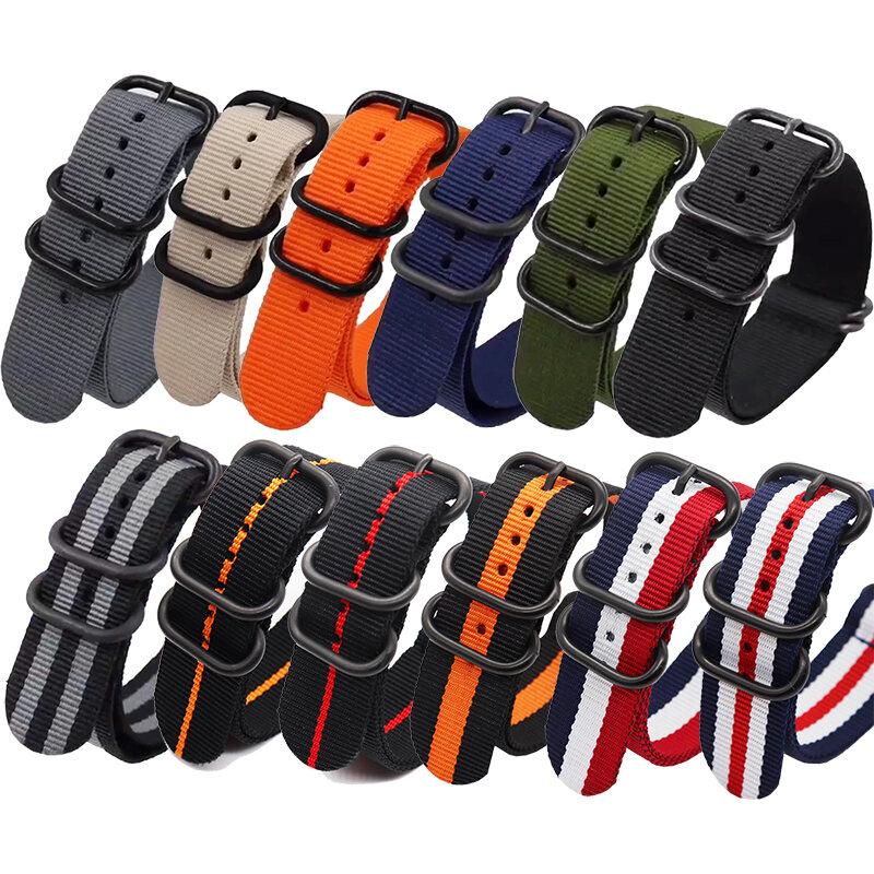 NATO Pattern Nylon Watch Band 18Mm 20Mm 22Mm 24Mm, Men's Wristband Accessories
