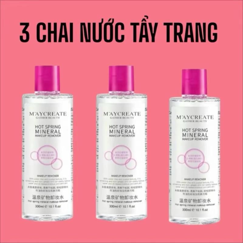 Combo 3 Chai - Nước tẩy trang Maycreate 300ml