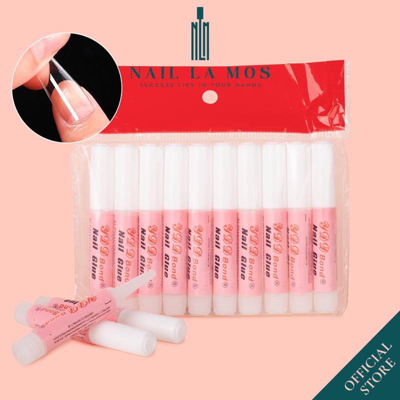 Set 10 tuýp keo dán móng giả YDD Bond chính hãng - Keo đính đá Nail Glue loại nhỏ chuyên dụng gắn nail box 2.9g 1 tuýp