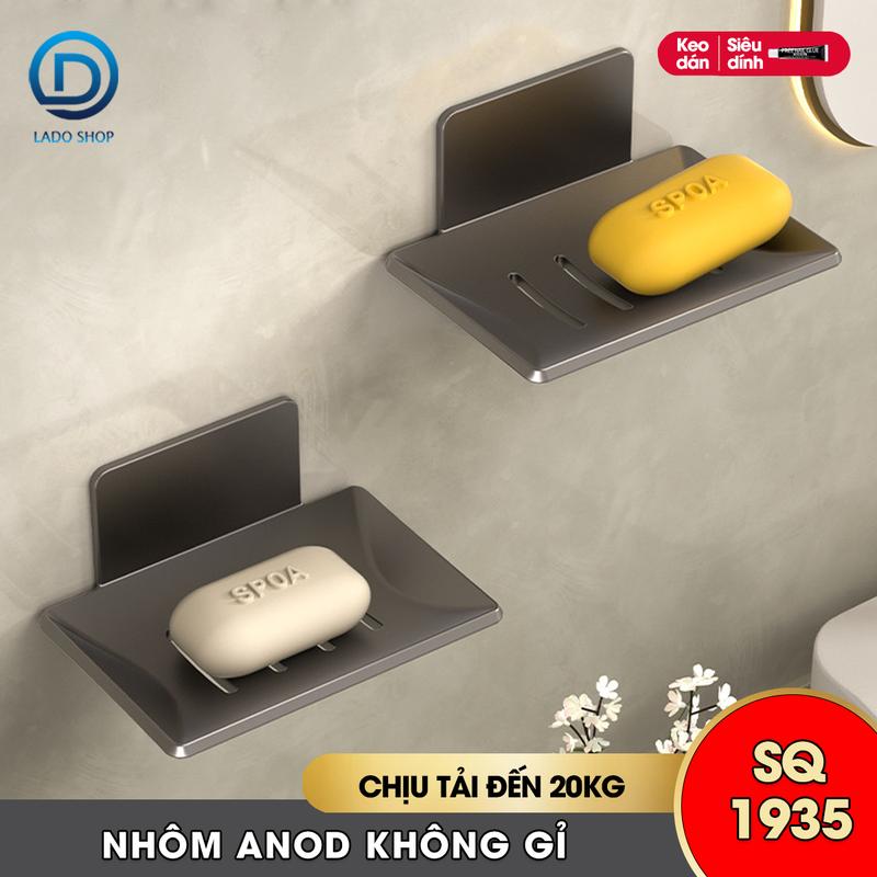 Khay đựng xà phòng dán tường SQ-1935 Nhôm Anod không rỉ Nhà Tắm