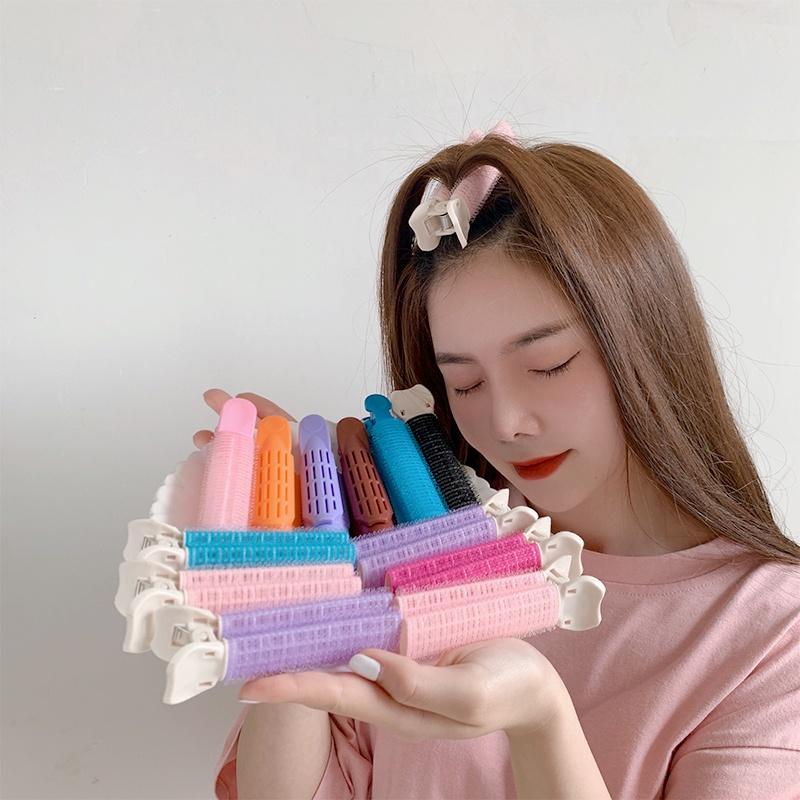 Sét 2 Kẹp Phồng Chân Tóc Tự Dính,Uốn Mái Thưa Phong Cách Hàn Quốc