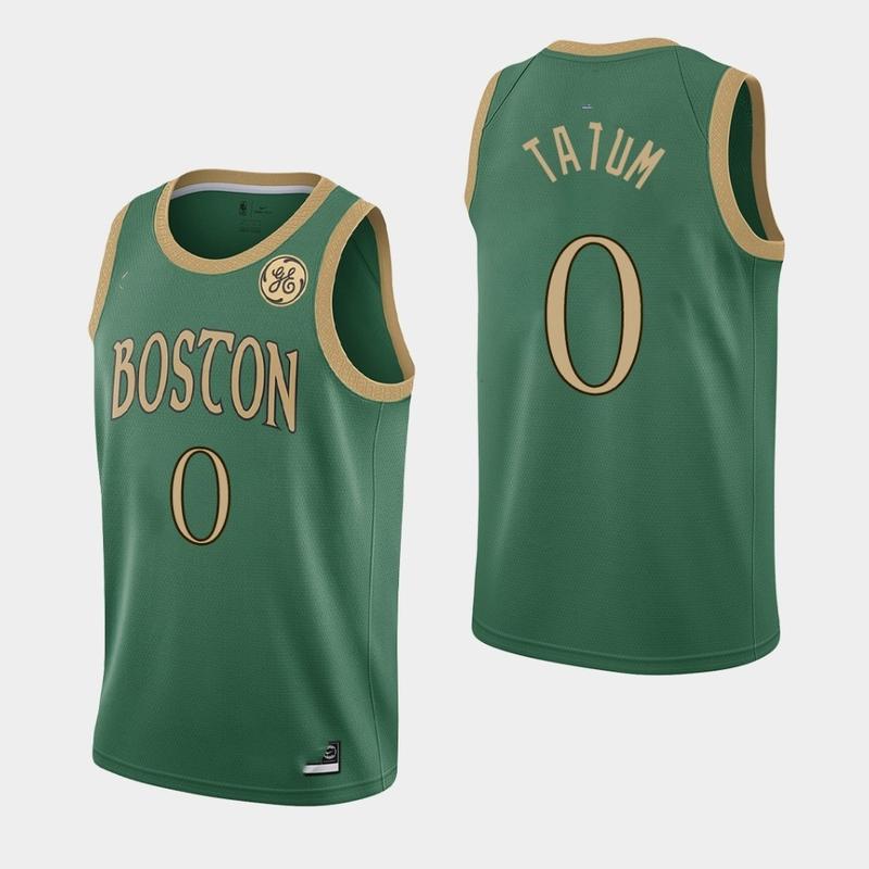 Áo Thi Đấu Boston Celtics Jayson Tatum Dri-FIT Phiên Bản Thành Phố, Dành Cho Nam, Áo Thi Đấu Swingman Sport Top 3