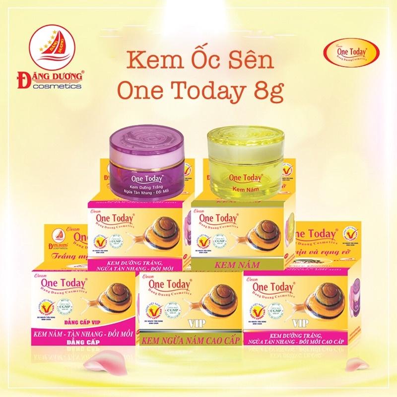 Kem ốc sên One today 8g nám tàn nhang đồi mồi tái tạo da dưỡng trắng da chống nắng