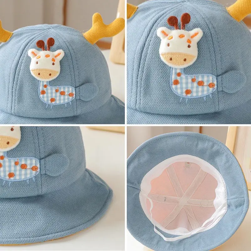 Nón bucket cotton cho bé yêu (chu vi vòng đầu 48-52cm) 1