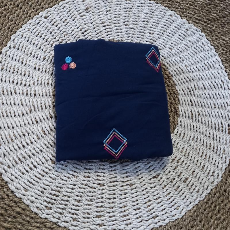 Product Introduction of Mukena Terusan Bordir Tabur Motif Melati Katun Mikro Cantik Dewasa Kain Nyaman Panjang Tebal mukena  tangan langsungan 2