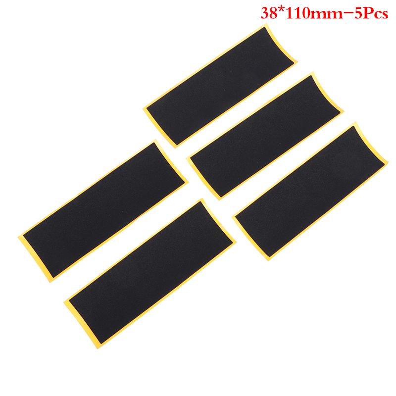 Product Introduction of [qm]5Pcst Black Fingerboard Deck Uncut Tape Stickers Black Foam Grip Tape Stickers 2 Size 27