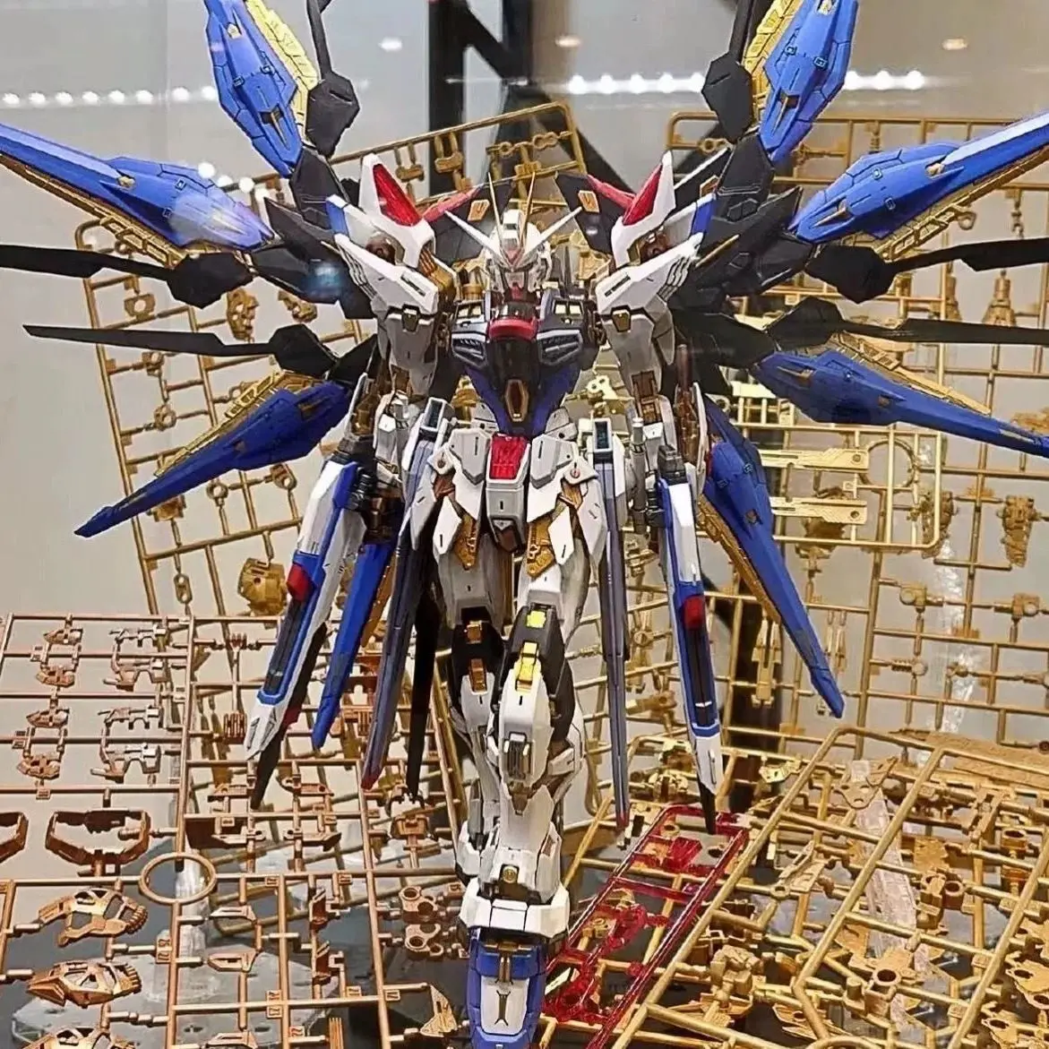 Mô Hình Gundam MG Strike Freedom Wing, Đồ Chơi Mô Hình Mecha Lắp Ráp Kiệt Tác Destiny Kỳ Lân Astray Màu Xanh Đỏ, Năm 2025