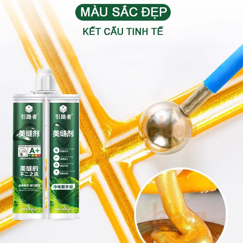 Keo chà ron 2 thành phần, keo chít mạch gạch chống thấm,nấm mốc,bám bẩn 400ml epoxy 8