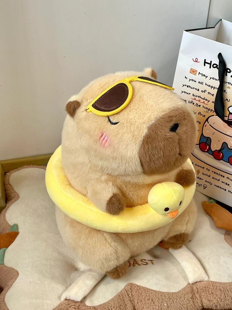 Product Introduction of ตุ๊กตาหนูตะเภา สีชมพู สไตล์ฤดูร้อน ตุ๊กตาหนูตะเภาน่ารัก พร้อมหมวกแปลงร่าง เหมาะสำหรับเป็นของขวัญวันเกิด 8