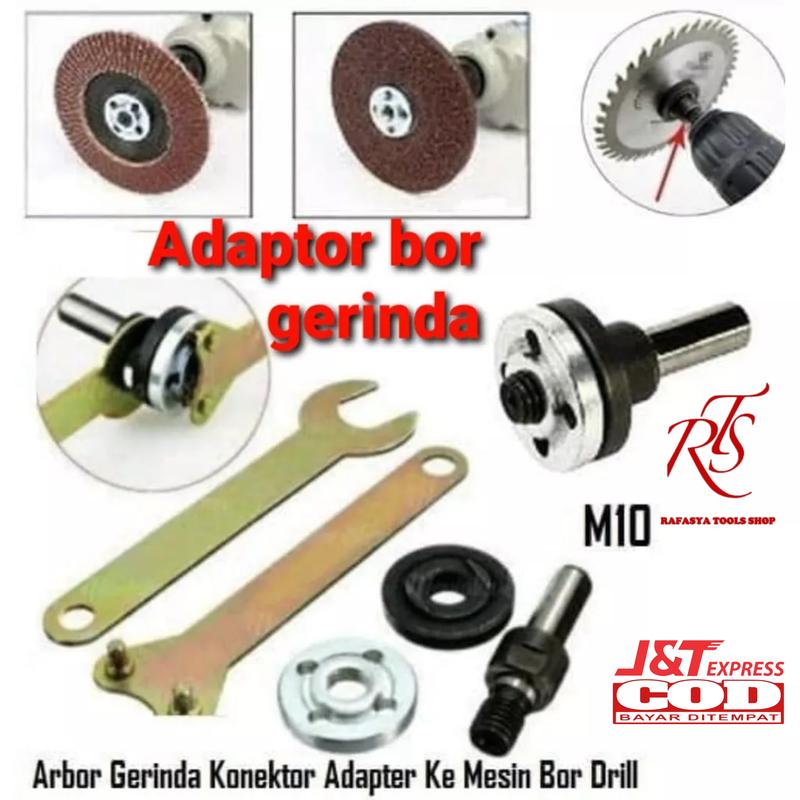 Dudukan Gerinda Tangan + Adapter Bor Konektor Ke Gerinda Circular Saw 5