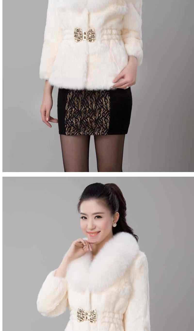 Product Introduction of Áo Khoác Lông, Hàng Mới Về Mùa Thu Và Mùa Đông, Dành Cho Nữ, Dài Ngắn, Phong Cách Hàn Quốc, Cổ Áo Lông Cáo Giả, Làm Bằng Lông Chồn, Dễ Phối Đồ, Dành Cho Nữ 5