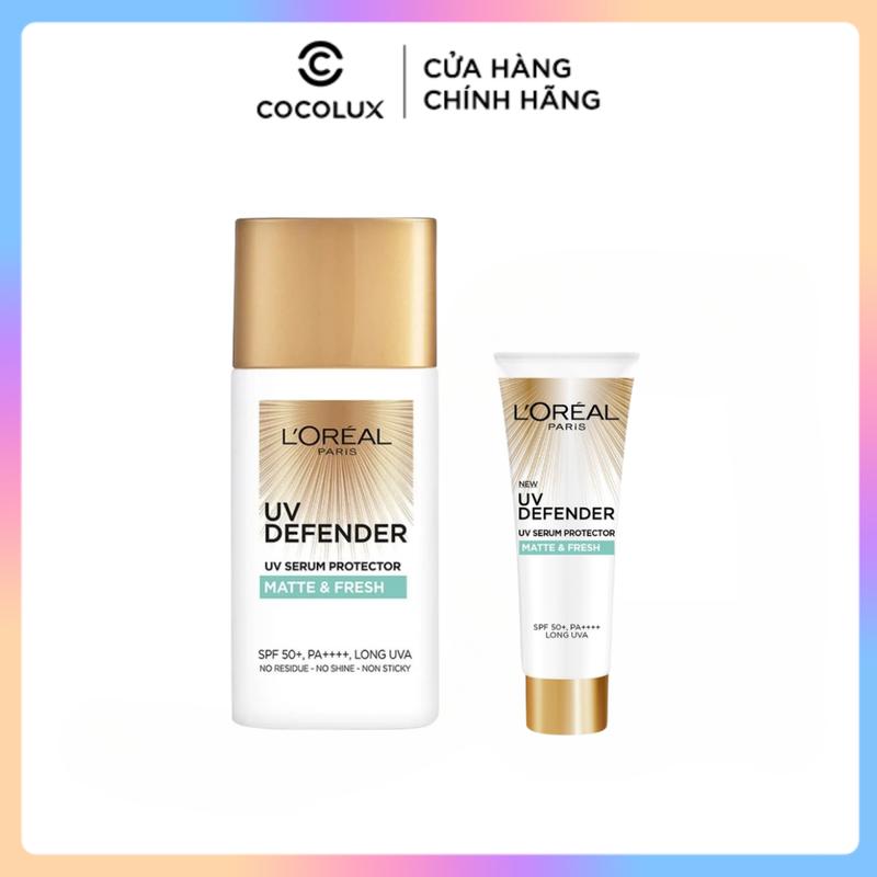 Kem Chống Nắng Loreal Paris UV Defender Kiềm Dầu Thoáng Mịn Da 50ml