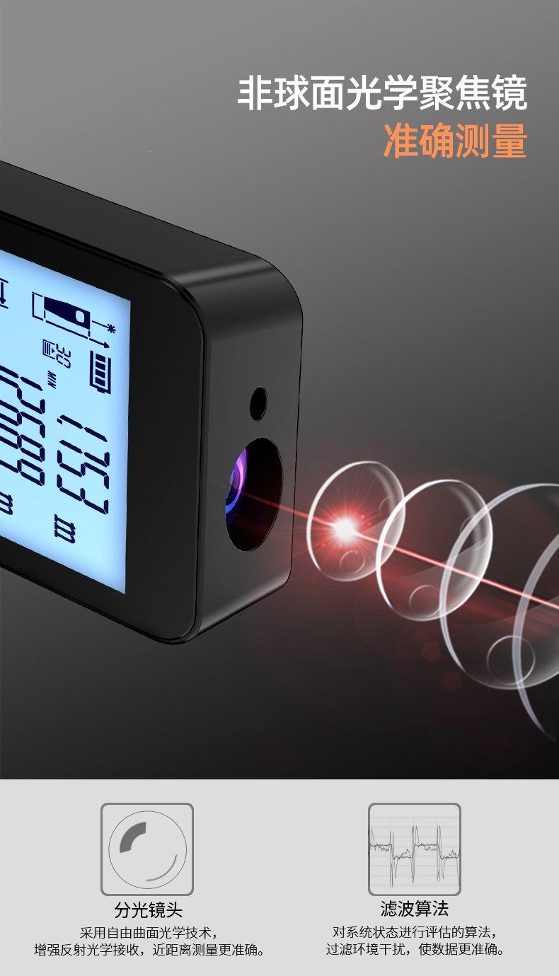 Product Introduction of Máy đo khoảng cách bằng laser, Aiworth, Độ chính xác cao, Cân đo hồng ngoại, Thước đo điện tử, Máy đo khoảng cách cầm tay, Công cụ đo khoảng cách 7