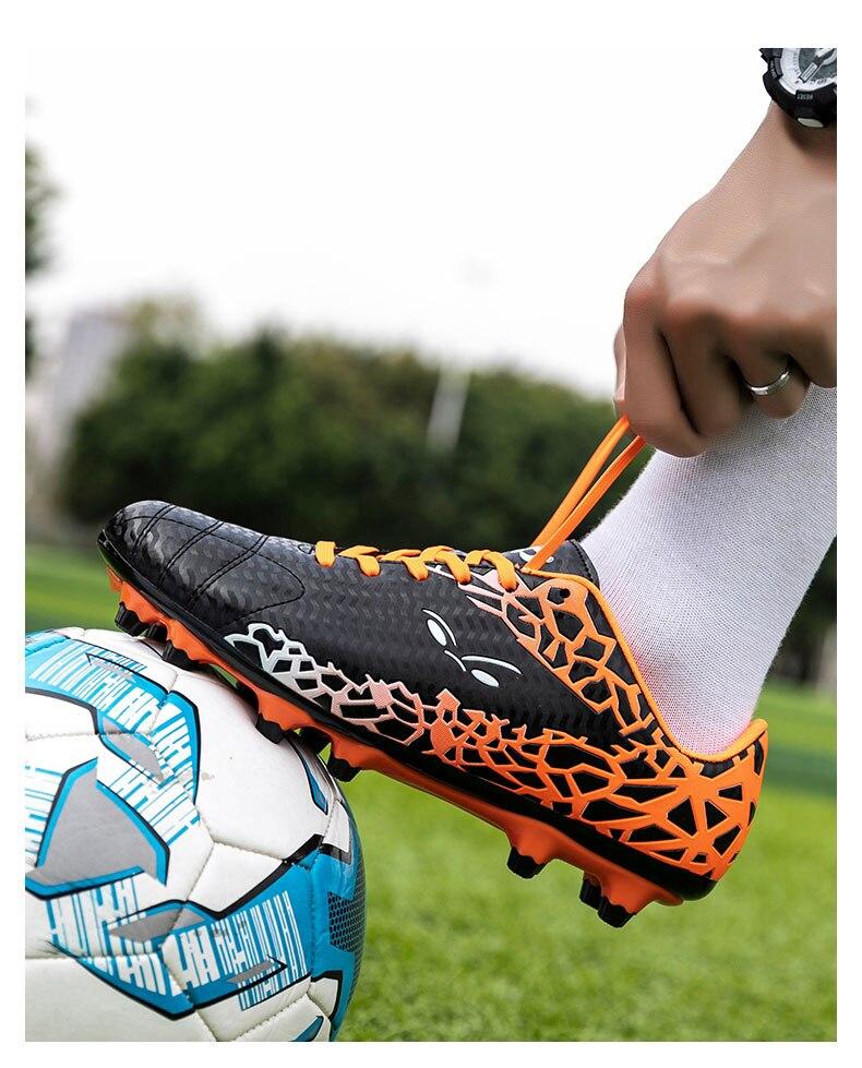 Product Introduction of Professional soccer shoes kids football sneakers men women adult cleats grass training Sports futsal shoes 32