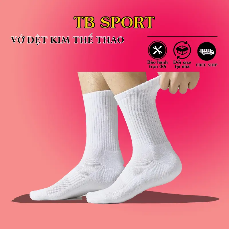 Vớ dệt kim thể thao, thoáng mồ hôi, kháng khuẩn, ôm sát chân đá bóng đá & bóng đá trong nhà Tất phukien thethao 0