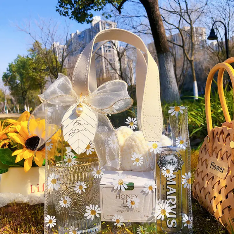 Túi Nhựa Pvc Màu Hồng Sành Điệu / * 10 * 20Cm / 23 * 15 * 25Cm, Túi Tote Trong Suốt, Túi Xách Thạch Cho Bữa Tiệc Bãi Biển, Du Lịch, Mua Sắm, Hoạt Động Ngoài Trời, Thanh Thiếu Niên 6