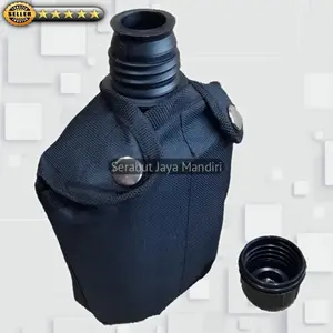 Botol Pelves Minum Wadah Air Minum TNI Warna Hitam