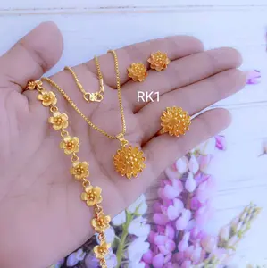Set kalung lapis emas18k mb