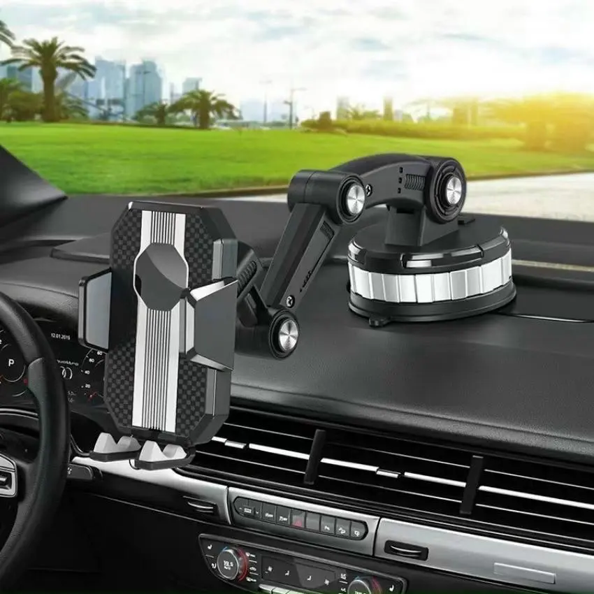 Giá đỡ điện thoại trên ô tô xoay 360 độ