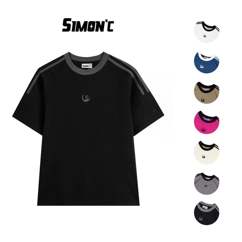 Áo Thun Raglan Basic Sport Simonc 2 Line - 7 Màu Áo Thun Local Brand Nam Nữ 1