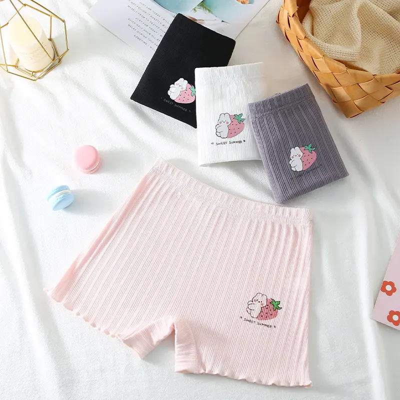Quần Chip Cho Bé 4 Màu Chất Liệu Thun Cotton Mềm Mại, Thoáng Mát Họa Tiết Đáng Yêu Cho Bé Gái (QC2) Vải Cotton Len 7