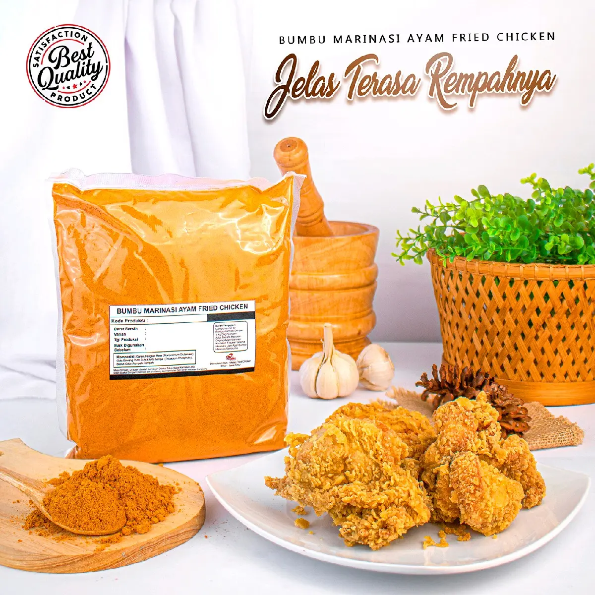 Bumbu Marinasi ayam 1 kg fried chicken bumbu rendam ayam Instan Penyedap