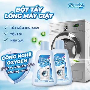Bột Tẩy Lồng Máy Giặt Cao Cấp CleanZ Giúp Làm Sạch Và Loại Bỏ Cặn Bẩn Hiệu Quả - Hộp 200g
