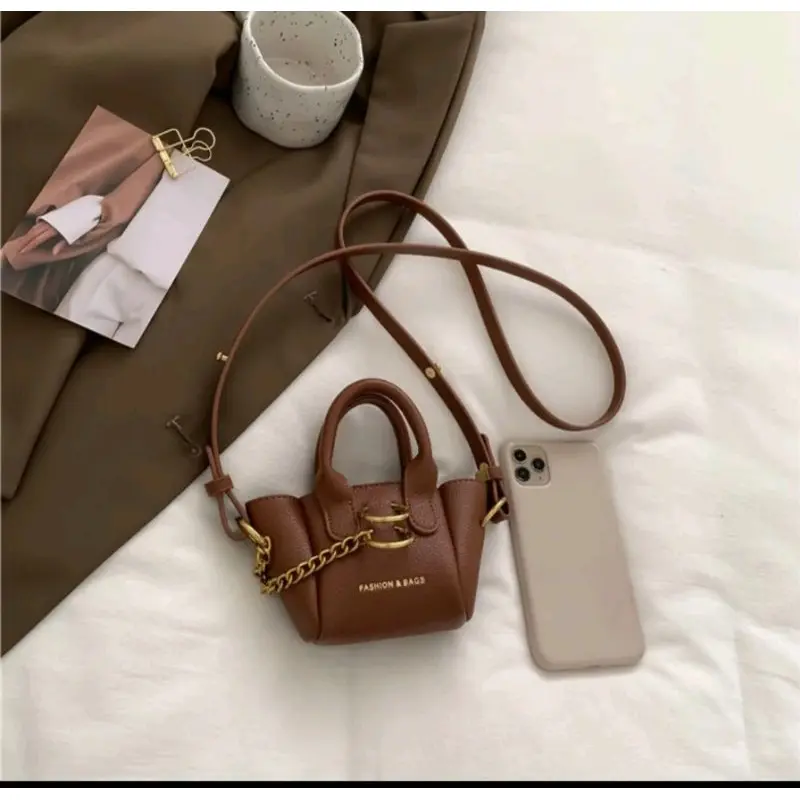 Tas Selempang Wanita Mini Cute Bag Juliette - PU Sintetis Tebal 1