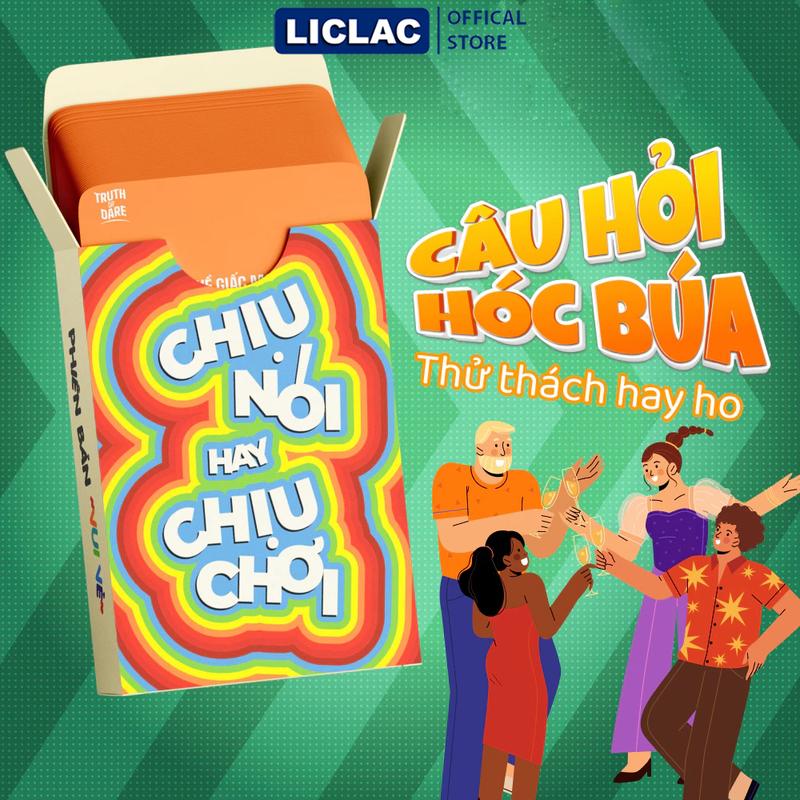Bộ bài Chịu Nói Hay Chịu Chơi Ver 2 phiên bản Vui Vẻ - Drinking Game Nói Hay Làm dành cho nhóm bạn
