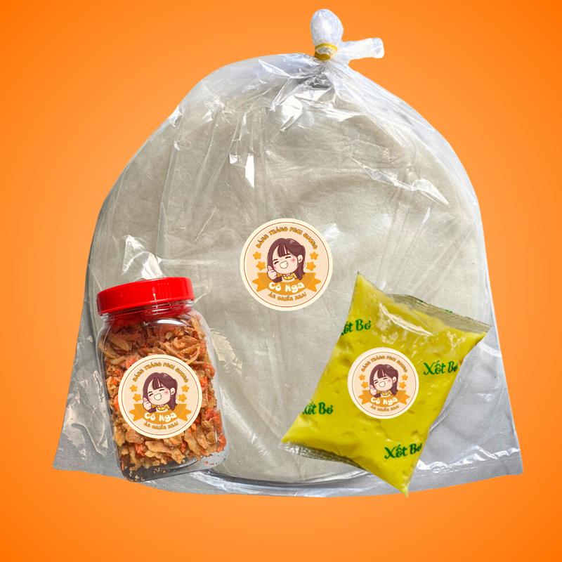 [COMBO C29] Bánh tráng phơi sương 100gr, muối ruốc hành phi bơ 100gr.