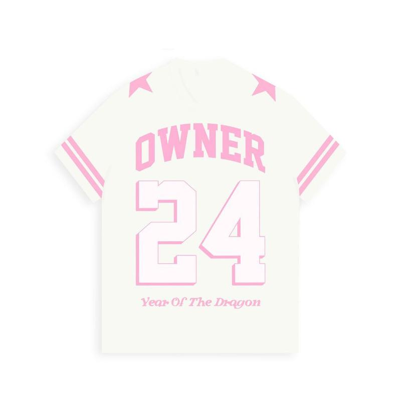 Áo Thun Hoa 24 Jersey, Chủ Sở Hữu, Dáng Rộng Vừa Vặn, Dành Cho Nam Và Nữ, 100% Cotton, Có Tên Và Số, Có Hộp, Có Thể Tùy Chỉnh 6