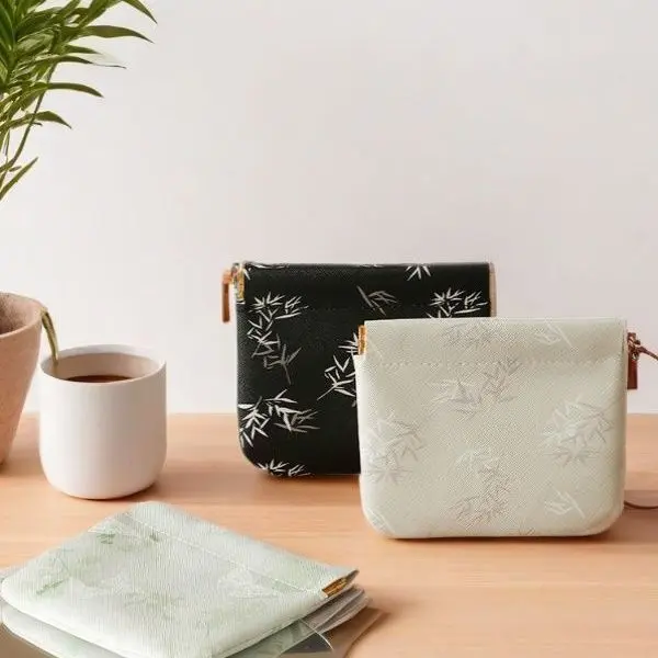 Túi lưu trữ mảnh vụn, phong cách Trung Quốc mới, túi Nhỏ để thay son môi, túi Cầm Tay thích hợp cho khăn ăn, giấy vệ sinh và khăn ăn, đóng tự động