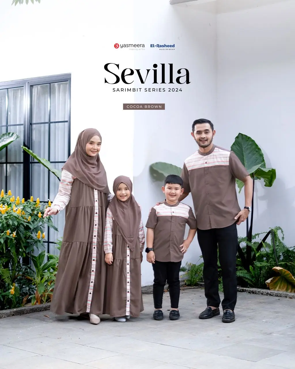 SARIMBIT YASMEERA 2024 (FAMILY SET) SEVILLA - COCOA BROWN