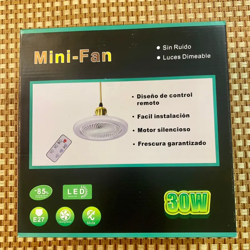 Bóng đèn kèm quạt 30W đui E27 QuạT Fan 4