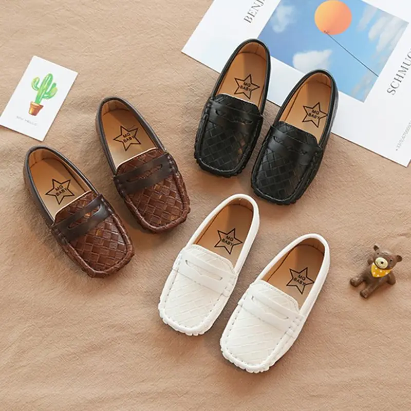 Giày da cho bé trai từ 2-6 tuổi