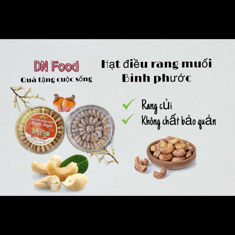 COMBO 2 HỘP - HẠT ĐIỀU RANG MUỐI XẾP HOA 1KG (luôn cả bao bì) Nuts  Food Ăn Vặt Snack  walnuts