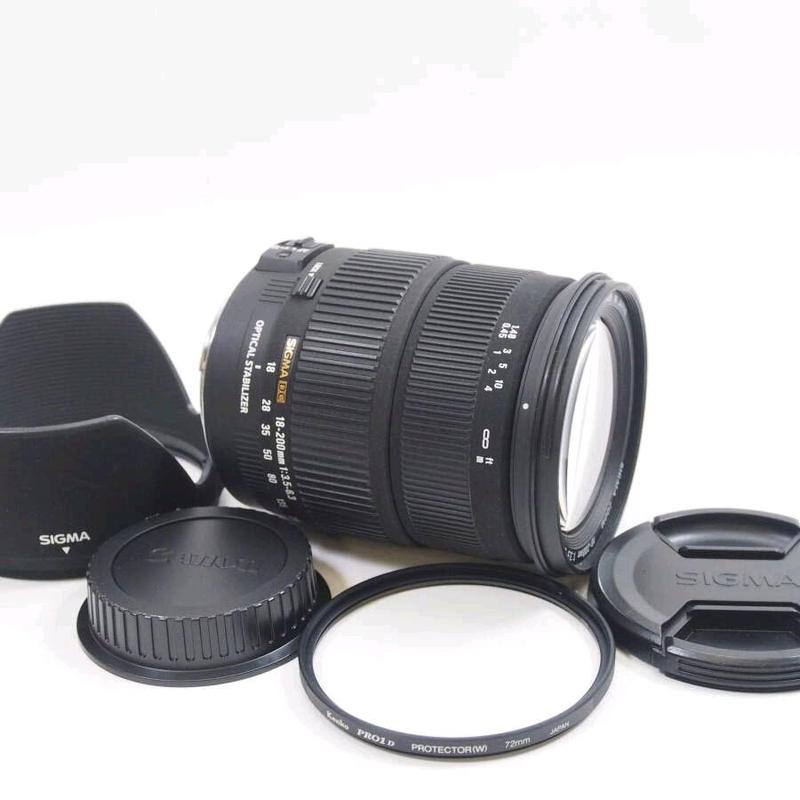 Ống kính SIGMA ZOOM 18-200mm F3.5-6.3 DC OS