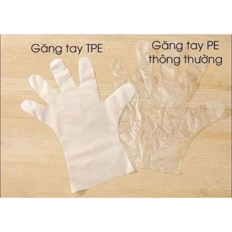 Găng tay vệ sinh nhà bếp TPE, hộp 100 miếng 3