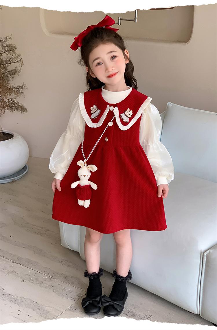 Product Introduction of Bộ váy Giáng sinh cho bé gái, thích hợp cho mùa thu và mùa đông 13