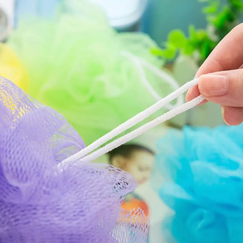 Bông Tắm Lưới MINH AN Màu Ngẫu Nhiên Tẩy Tế Bào Chết Toàn Thân Tiện Dụng 3