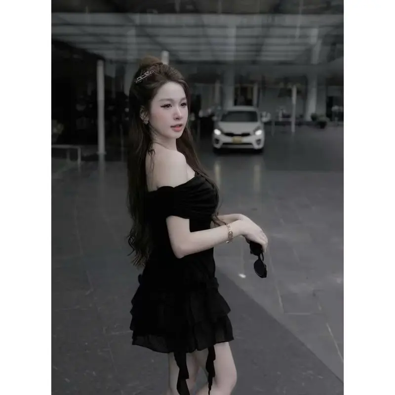 Áo Rúm Phối Hoa Trễ Vai - A309 Nữ Women Top 3