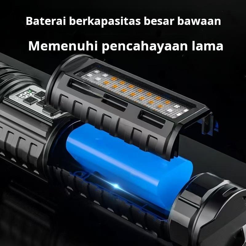 Meriam laser senter terang kuning dan putih tampilan daya sumber cahaya ...
