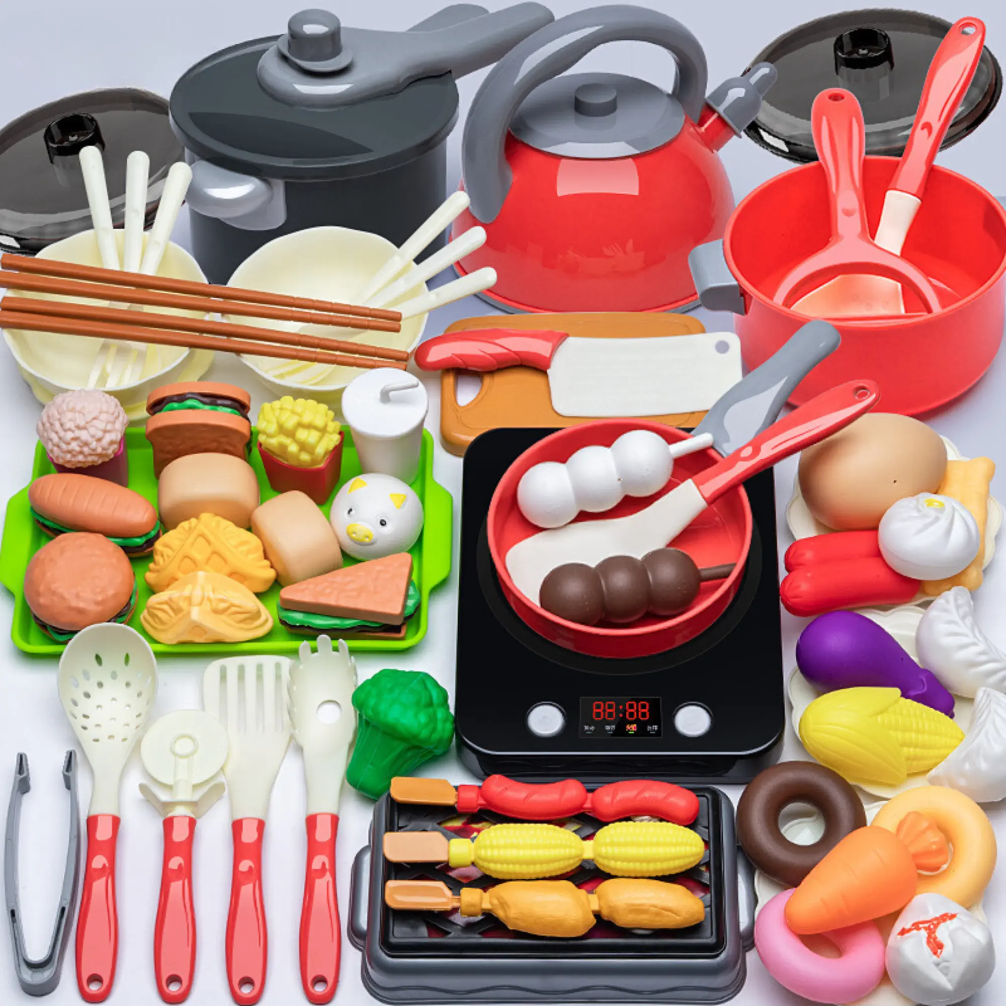 Bộ đồ chơi nấu ăn 69 chi tiết cho bé gái bé trai trải nghiệm khám phá